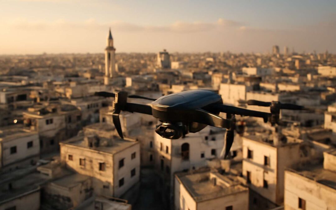 Tech in Conflict: quadcopters used in gaza reshape reporting and aid logistics