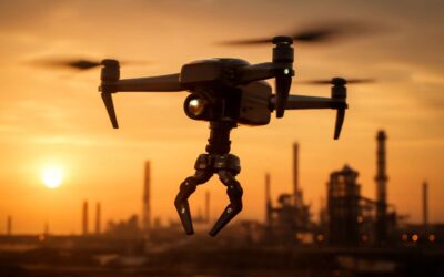 Meet the quadcopter robot: redefining aerial surveillance with speed and precision.