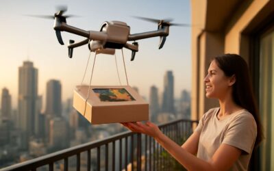 Sky-Delivery Revolution: drones delivering food reshaping urban dining