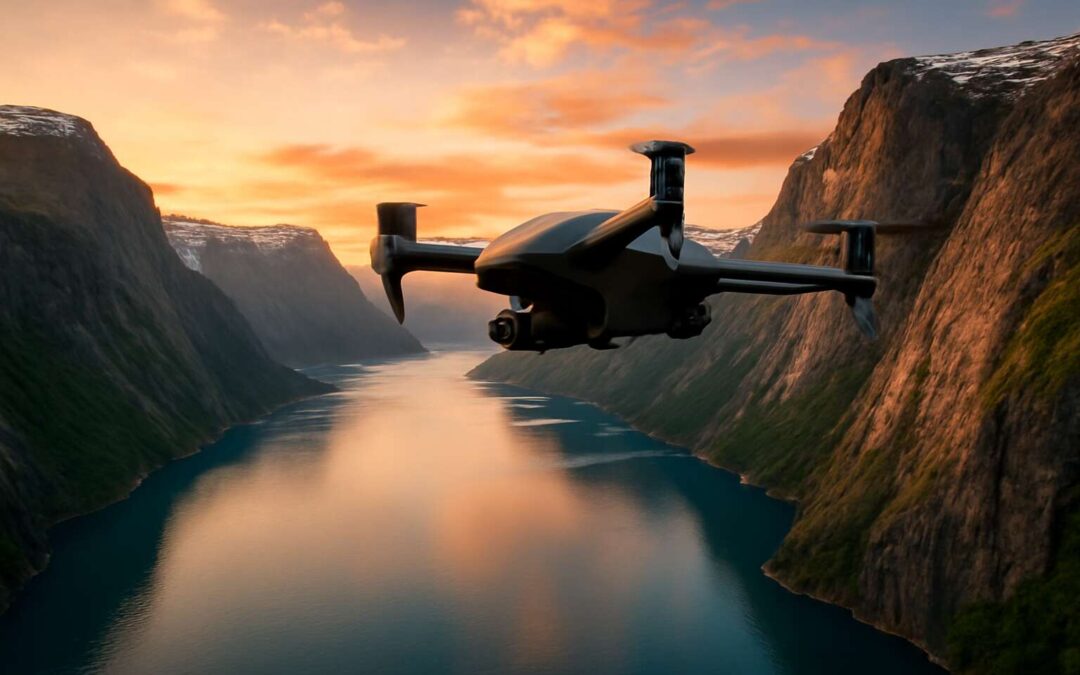 Exploring drones norway: Arctic vistas meet cutting-edge aerial photography.