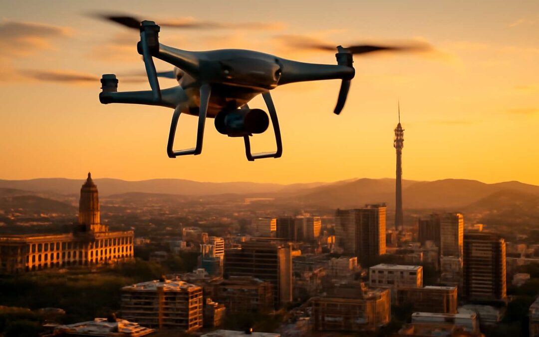 Capture Pretoria’s skyline with drones pretoria for epic aerial footage.