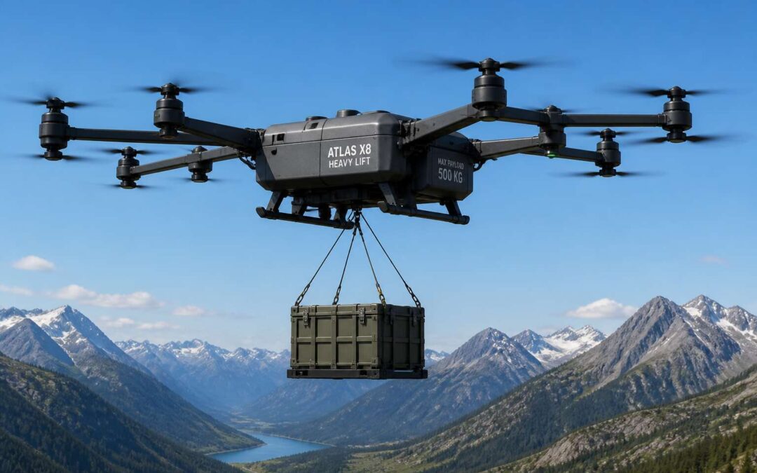 Big drones are now enabling large scale aerial deliveries.